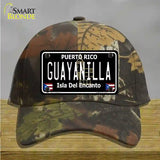 Guayanilla Puerto Rico Black Novelty License Plate Hat Cotton / Camoflauge