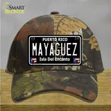 Mayaguez Puerto Rico Black Novelty License Plate Hat Cotton / Camoflauge