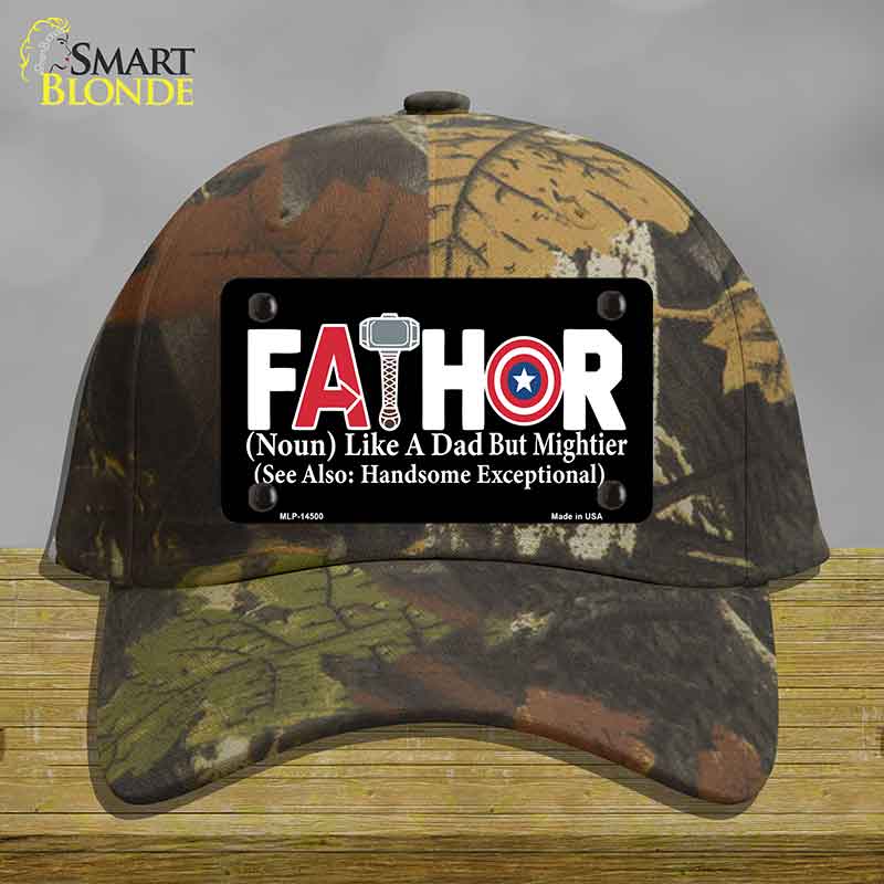 FATHOR Novelty License Plate Hat HAT-MLP-14500