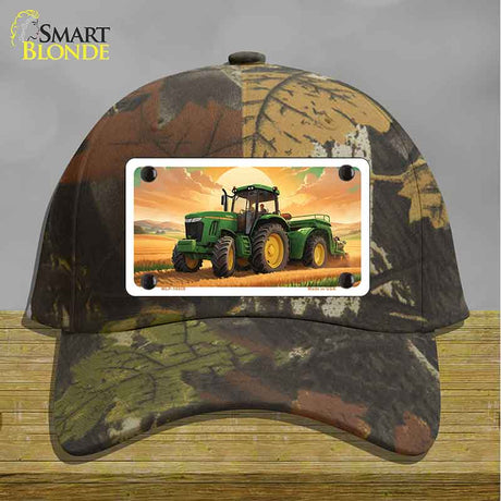 Tractor Sunset Novelty License Plate Hat HAT-MLP-14508