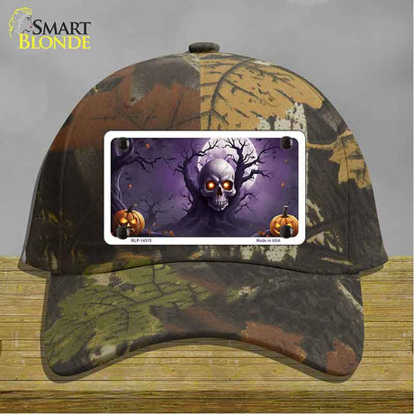 The Haunted Skull Tree Novelty License Plate Hat HAT-MLP-14515