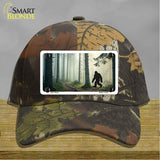 Bigfoot Silhouette Forest Novelty License Plate Hat HAT-MLP-14524