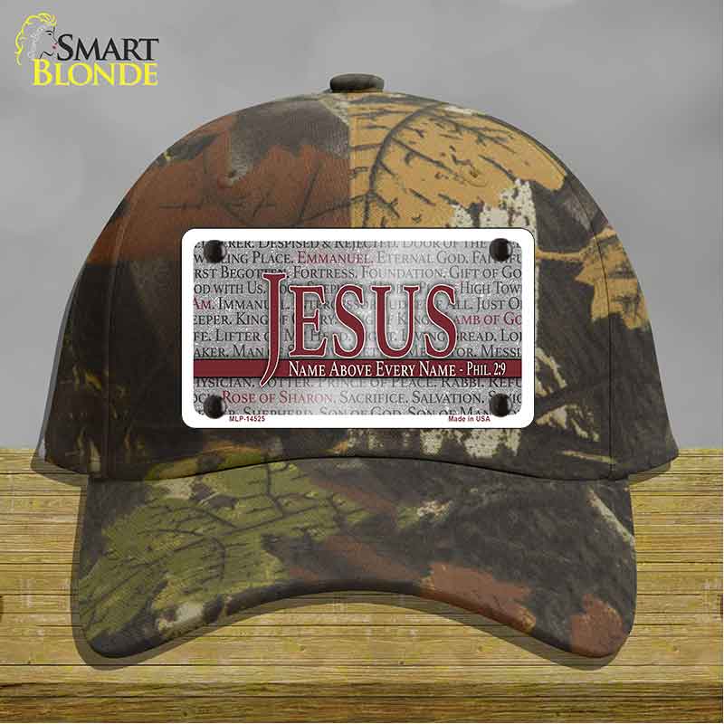 Jesus Name Above Every Name Novelty License Plate Hat HAT-MLP-14525