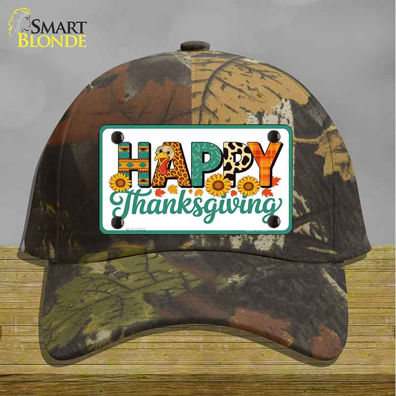 Happy Thanksgiving Novelty License Plate Hat HAT-MLP-14532