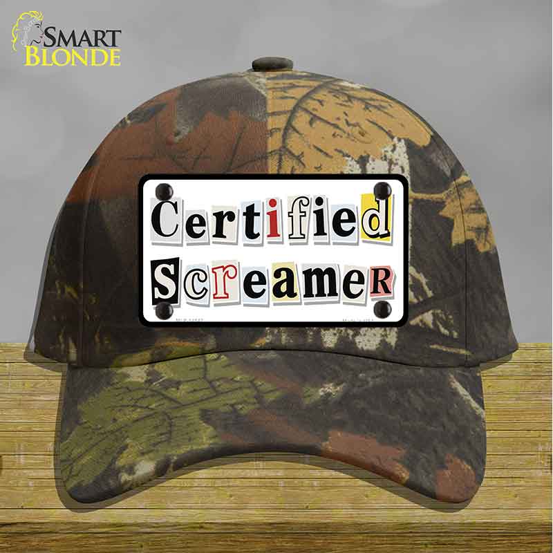 Certified Screamer Novelty License Plate Hat HAT-MLP-14542