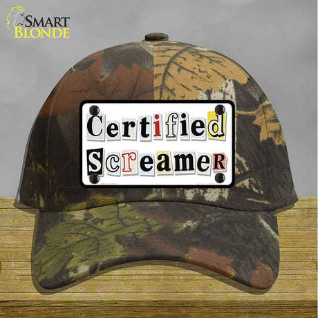 Certified Screamer Novelty License Plate Hat HAT-MLP-14542