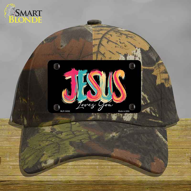 Jesus Loves You Novelty License Plate Hat HAT-MLP-14553