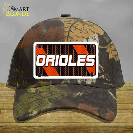 ORIOLES Graphic Novelty License Plate Hat HAT-MLP-14567 Cotton Camoflauge