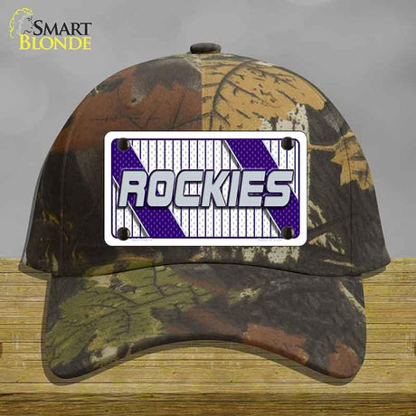 ROCKIES Graphic Novelty License Plate Hat HAT-MLP-14573 Cotton Camoflauge