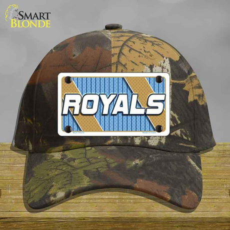 ROYALS Graphic Novelty License Plate Hat HAT-MLP-14576 Cotton Camoflauge