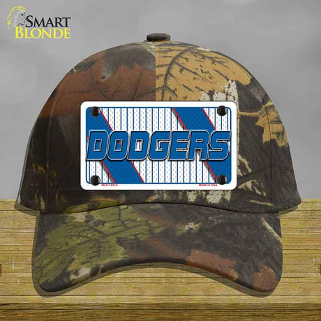 DODGERS Graphic Novelty License Plate Hat HAT-MLP-14578 Cotton Camoflauge