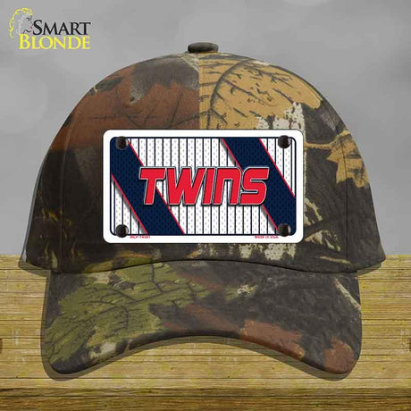 TWINS Graphic Novelty License Plate Hat HAT-MLP-14581 Cotton Camoflauge