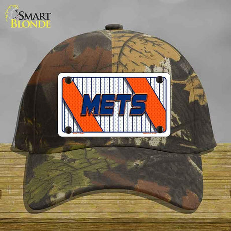 METS Graphic Novelty License Plate Hat HAT-MLP-14582 Cotton Camoflauge
