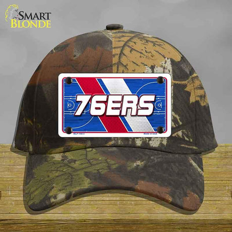 76ERS Graphic Novelty License Plate Hat HAT-MLP-14617 Cotton Camoflauge