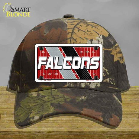 FALCONS Graphic Novelty License Plate Hat HAT-MLP-14626 Cotton Camoflauge