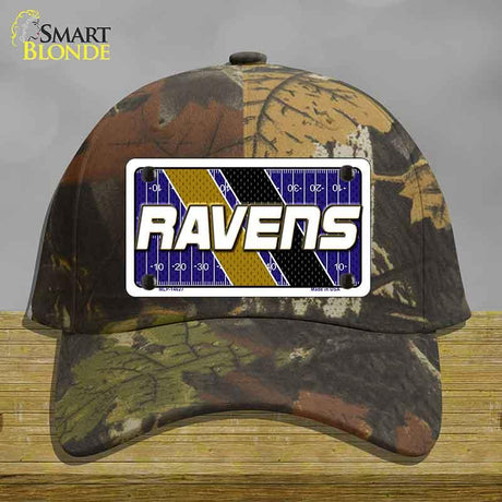 RAVENS Graphic Novelty License Plate Hat HAT-MLP-14627 Cotton Camoflauge