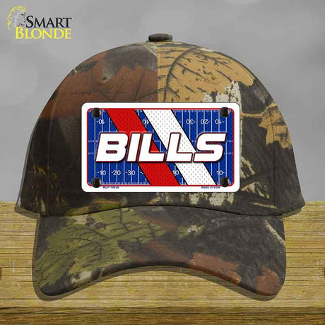 BILLS Graphic Novelty License Plate Hat HAT-MLP-14628 Cotton Camoflauge