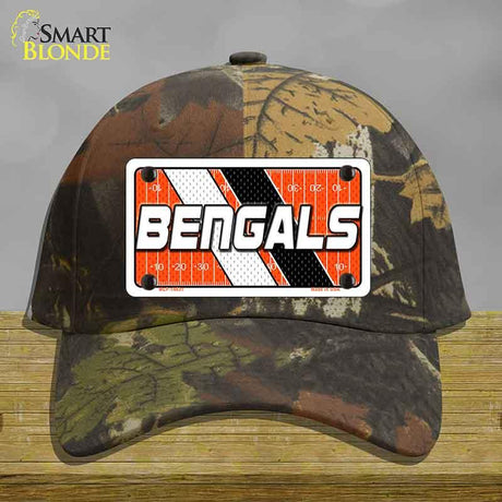 BENGALS Graphic Novelty License Plate Hat HAT-MLP-14631 Cotton Camoflauge