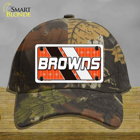 BROWNS Graphic Novelty License Plate Hat HAT-MLP-14632 Cotton Camoflauge