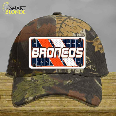 BRONCOS Graphic Novelty License Plate Hat HAT-MLP-14634 Cotton Camoflauge