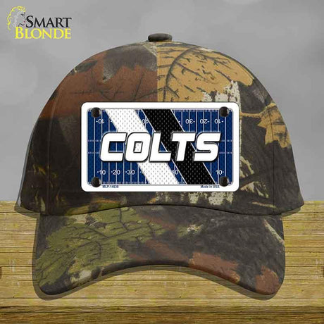 COLTS Graphic Novelty License Plate Hat HAT-MLP-14638 Cotton Camoflauge
