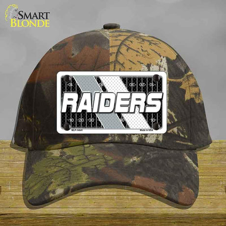 RAIDERS Graphic Novelty License Plate Hat HAT-MLP-14641 Cotton Camoflauge