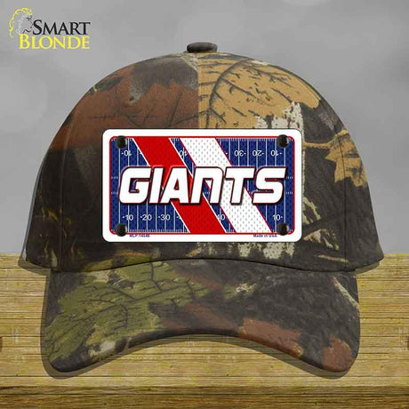GIANTS Graphic Novelty License Plate Hat HAT-MLP-14648 Cotton Camoflauge