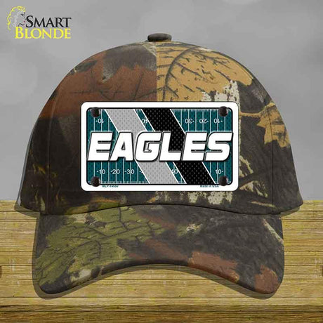 EAGLES Graphic Novelty License Plate Hat HAT-MLP-14650 Cotton Camoflauge
