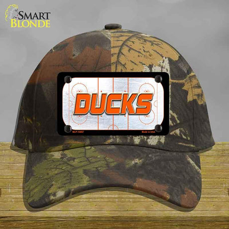 DUCKS Graphic Novelty License Plate Hat HAT-MLP-14657 Cotton Camoflauge