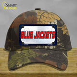 BLUE JACKETS Graphic Novelty License Plate Hat HAT-MLP-14664 Cotton Camoflauge