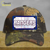 RANGERS Graphic Novelty License Plate Hat HAT-MLP-14675 Cotton Camoflauge