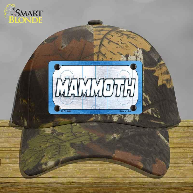 MAMMOTH Graphic Novelty License Plate Hat HAT-MLP-14684 Cotton Camoflauge