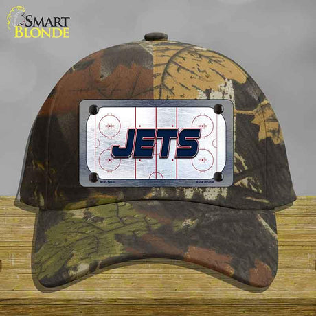 JETS Graphic Novelty License Plate Hat HAT-MLP-14688 Cotton Camoflauge