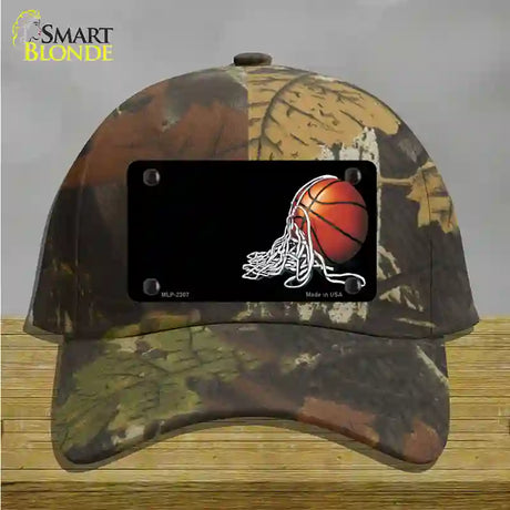 Basketball With Net Offset Novelty License Plate Hat Cotton / Camoflauge