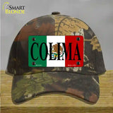 Colima Novelty License Plate Hat Cotton / Camoflauge