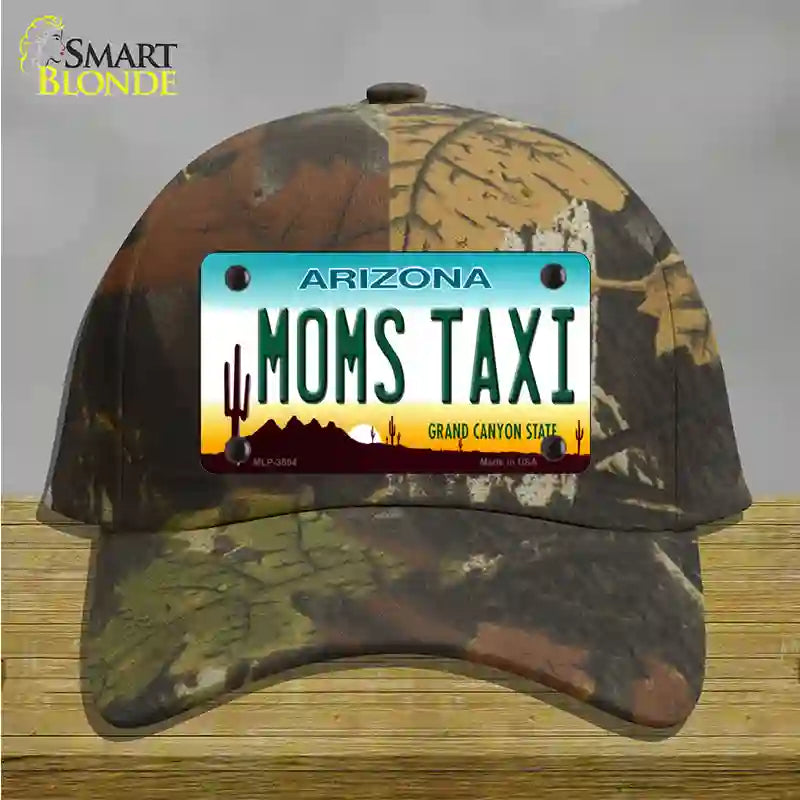 Moms Taxi Arizona Novelty License Plate Hat Cotton / Camoflauge