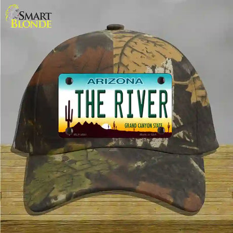 The River Arizona Novelty License Plate Hat Cotton / Camoflauge