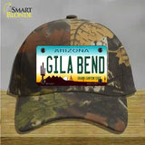 Gila Bend Arizona Novelty License Plate Hat Cotton / Camoflauge