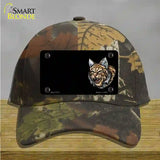Bobcat Offset Novelty License Plate Hat Cotton / Camoflauge