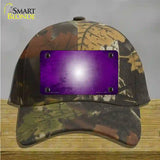 Purple White Fade Scratched Novelty License Plate Hat Cotton / Camoflauge