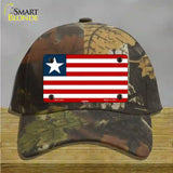 Liberia Flag Novelty License Plate Hat Cotton / Camoflauge