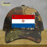 Paraguay-REV Flag Novelty License Plate Hat Cotton / Camoflauge