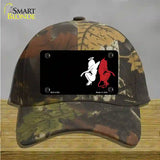 Angel Devil Offset Novelty License Plate Hat Cotton / Camoflauge