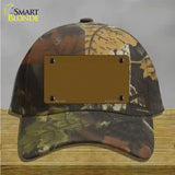Brown Solid Novelty License Plate Hat Cotton / Camoflauge