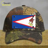 American Samoa Flag Novelty License Plate Hat Cotton / Camoflauge