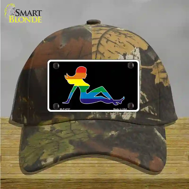 Mud Flap Girl Novelty License Plate Hat Cotton Camoflauge