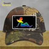 Mud Flap Girl Novelty License Plate Hat Cotton Camoflauge