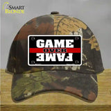 Game Over Fame Novelty License Plate Hat Cotton / Camoflauge