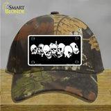 Skulls Novelty License Plate Hat Cotton / Camoflauge