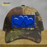 Blue Black Anchor Blue Heart CenterNovelty License Plate Hat Cotton / Camoflauge
